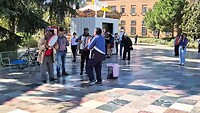 Muziek op Skanderbeg plein