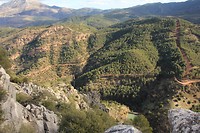 Uitzicht mirador Sierra de las Nieves
