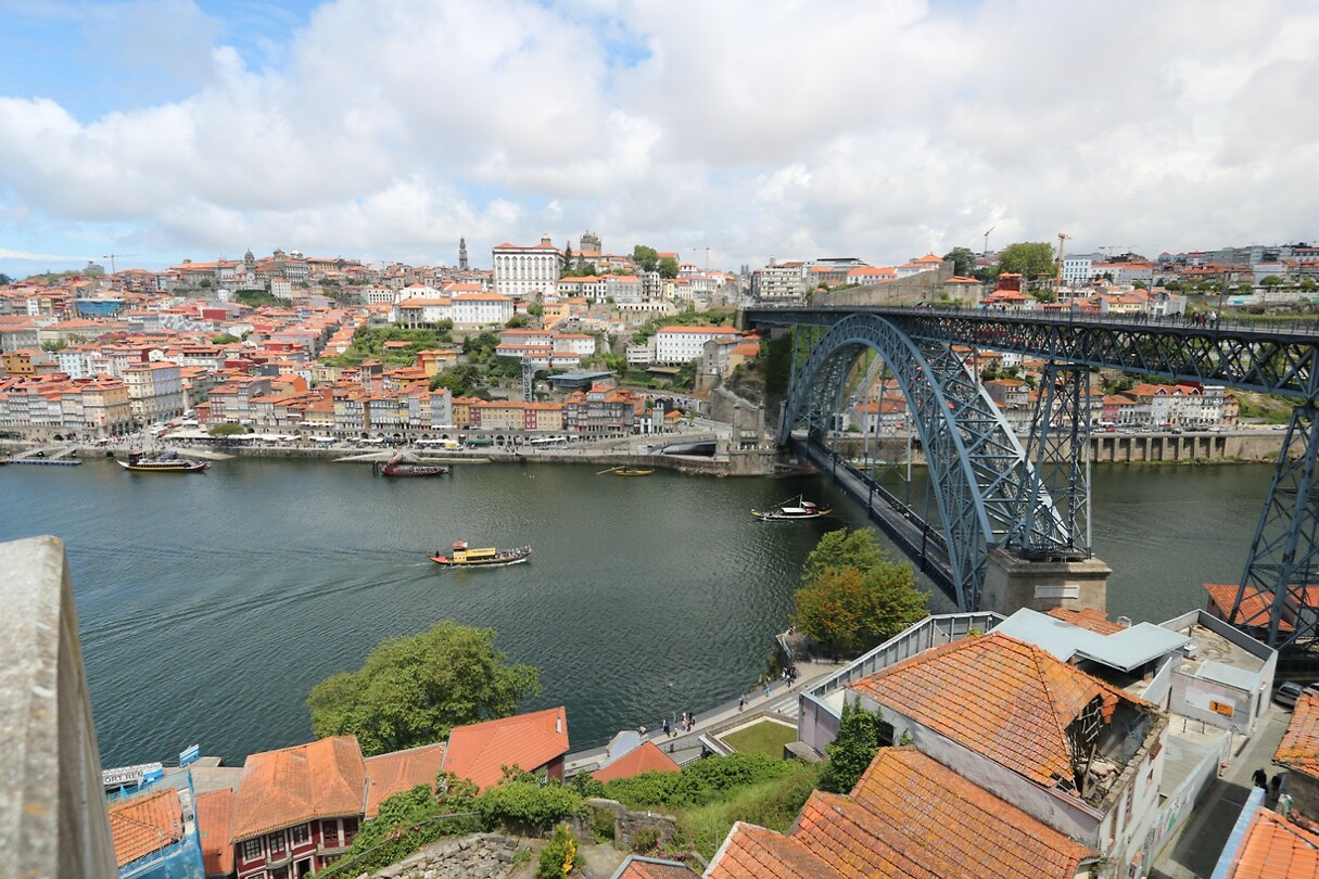 Zicht op de wijk Ribeira