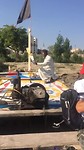 Stukje varen over de lifeline van Pakistan; de Indus