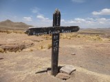 Eenzaam graf op de altiplano