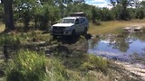 Natte passage in Moremi NP