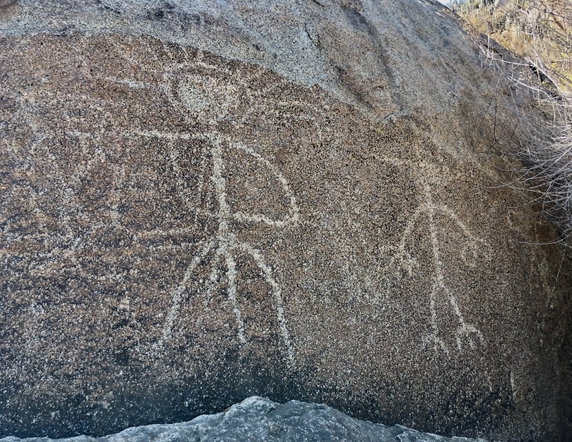 Rotstekening, Valle del Encanto Foto