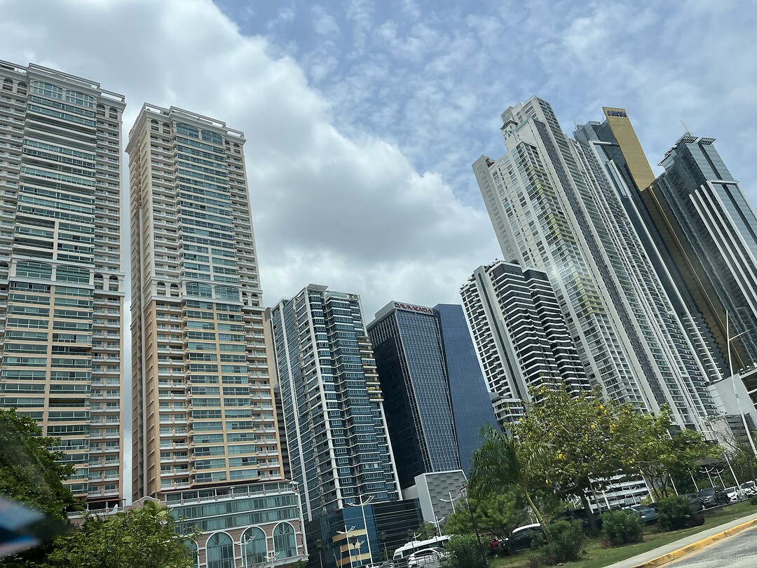 Wolkenkrabbers in Panama City