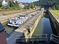 Eén van de vele sluizen