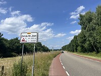 Eén van de laatste klimmetjes