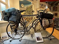 Fiets van wereldfietser Frank van Rijn in ‘Velorama’