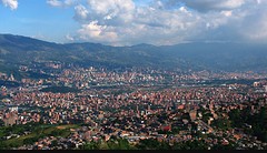 Uitzicht over Medellin