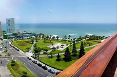 Uitzicht appartement in Lima