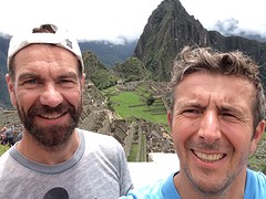 Frank & Henk op de Machu Picchu