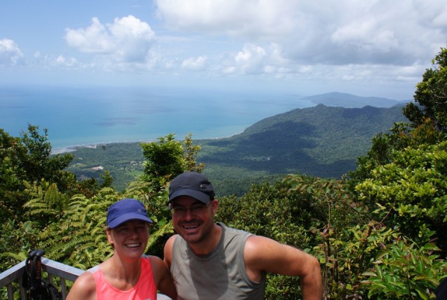 Op de top van Mount Sorrow,  Cape Tribulation