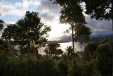 Uitzicht vanaf de campsite, onderweg naar de Bay of Islands