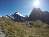 Op de top van de Mackinnon Pass
