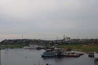 De omgeving van het schip