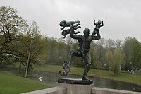 Man met kinderen