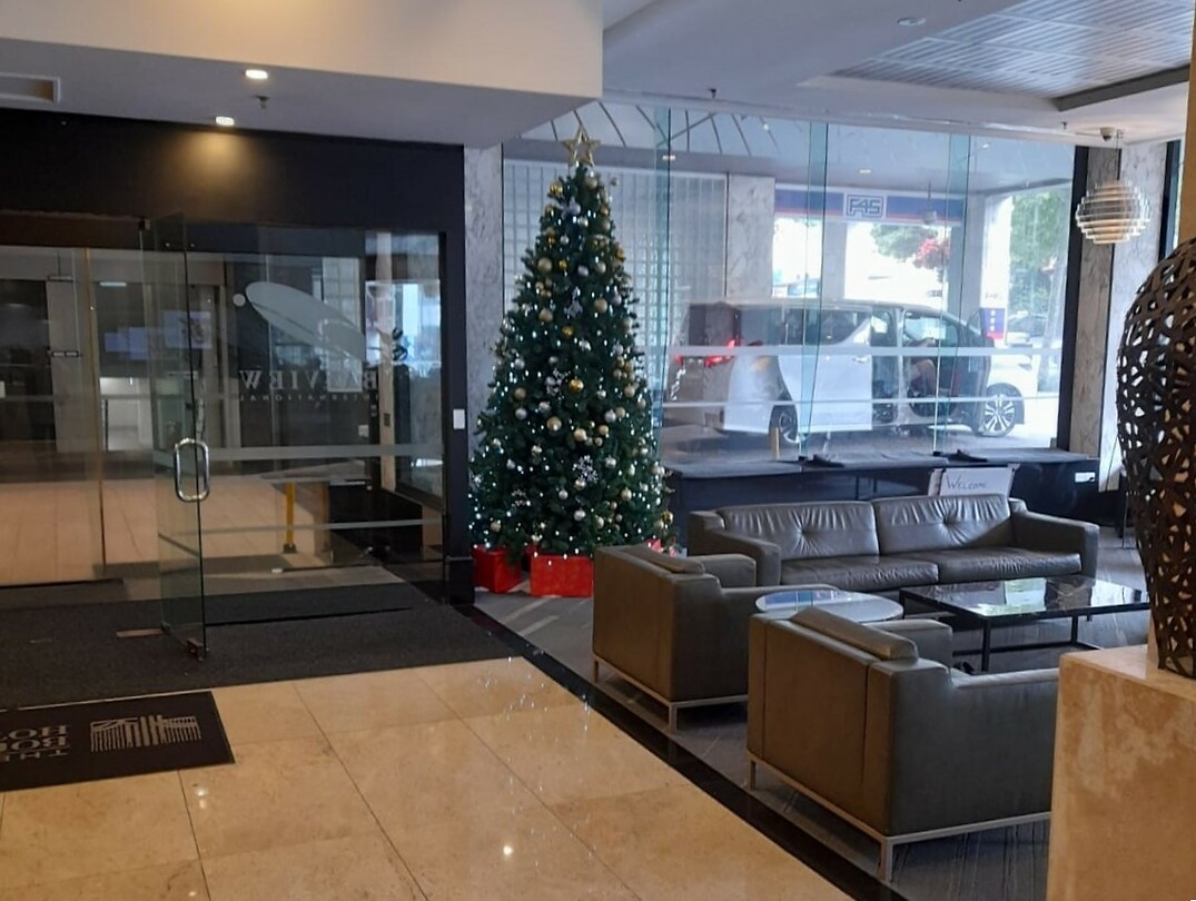 Kerstsfeer in hotel