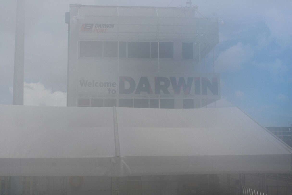 Eerste foto in Darwin