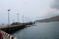 De hele lange pier