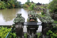 Aankomst bij Pura Teman Ayun