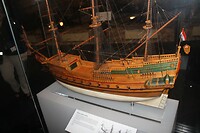 Een model van de Batavia