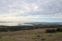 Uitzicht over het schip en Port Lincoln