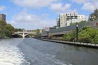 Fietspad langs de Yarra