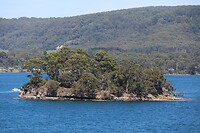 Eilandje voor Port Arthur