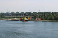 Langs de Nieuwe Waterweg