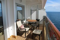 De hut: het balkon