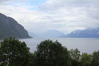 Uitzicht op de Hardangerfjord