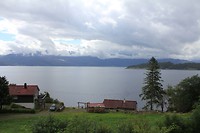 Uitzicht op de Hardangerfjord