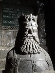 Prachtige buste in de zoutmijn van Wieliczka