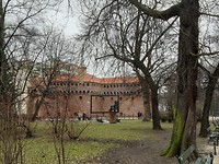 De Barbakan en een stukje van de Planty