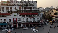 Het grote plein in Hanoi