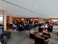 De businesslounge op Hongkong Airport