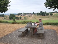 Lunchen langs de snelweg