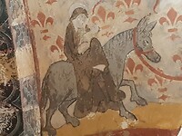 Prachtige fresco's in de kerk van Gargilesse