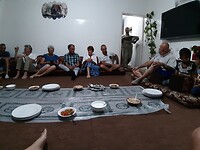 Eten bij de mensen thuis