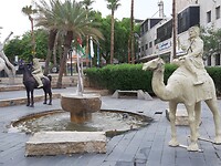 Beeldengroepje in Aqaba