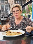 Evelien aan de crèpes