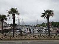 Uitzicht op de haven van Vannes