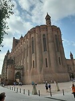 De kerk in Albi