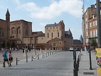 De binnenstad van Albi
