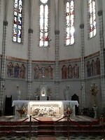 In de kerk van Caussade