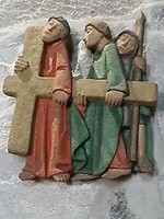 Kruisweg in de basiliek van Orcival