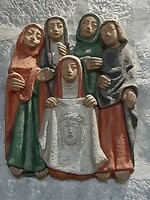 Kruisweg in de basiliek van Orcival