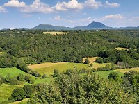 Uitzicht op de Puy de Dôme