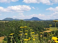 Uitzicht op de Puy de Dôme