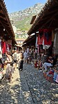 In de bazaar in Kruja