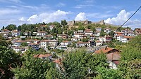 Uitzicht op Ohrid